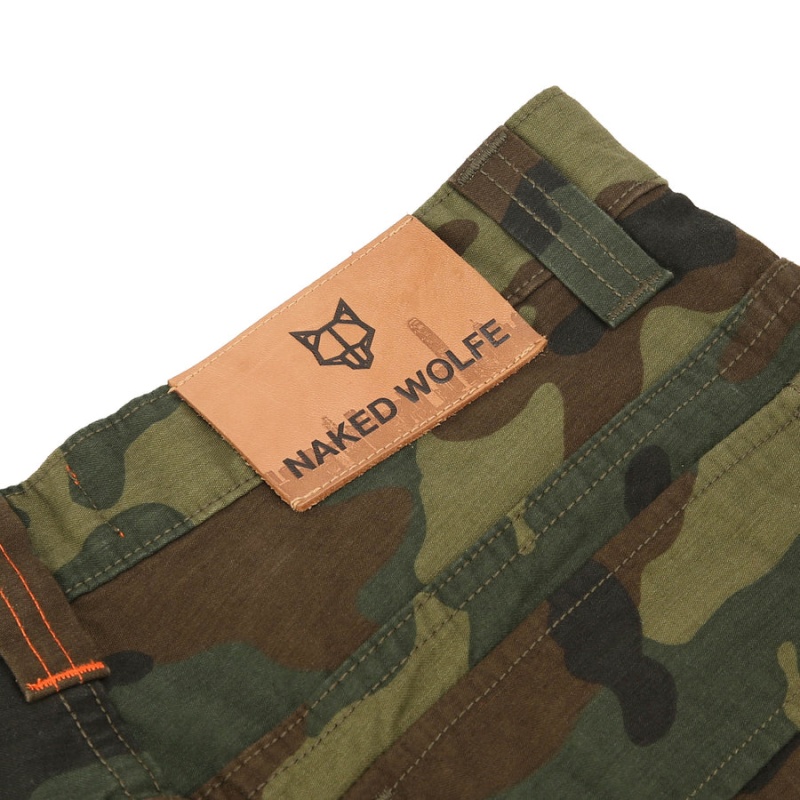 Naked Wolfe Baggy Pocket Cargo Logo Miesten Housut Vihreä Mustat | CGH5337EI