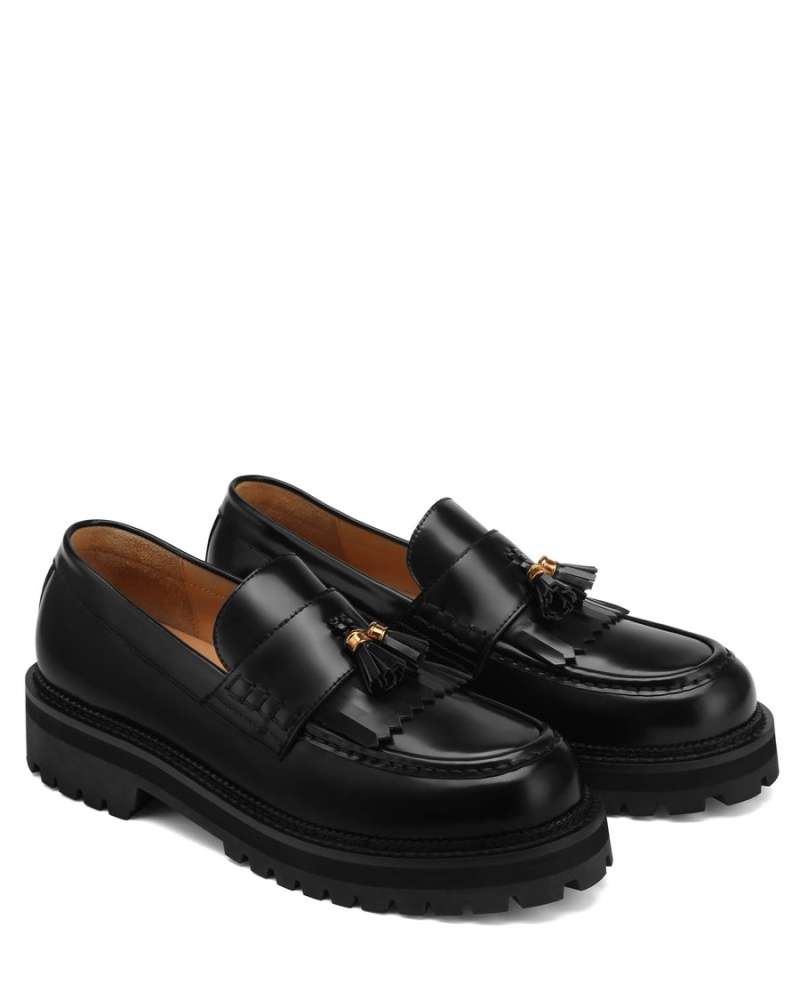 Naked Wolfe Banter Box Nahkaiset Miesten Loafers Mustat | MWH4713TZ