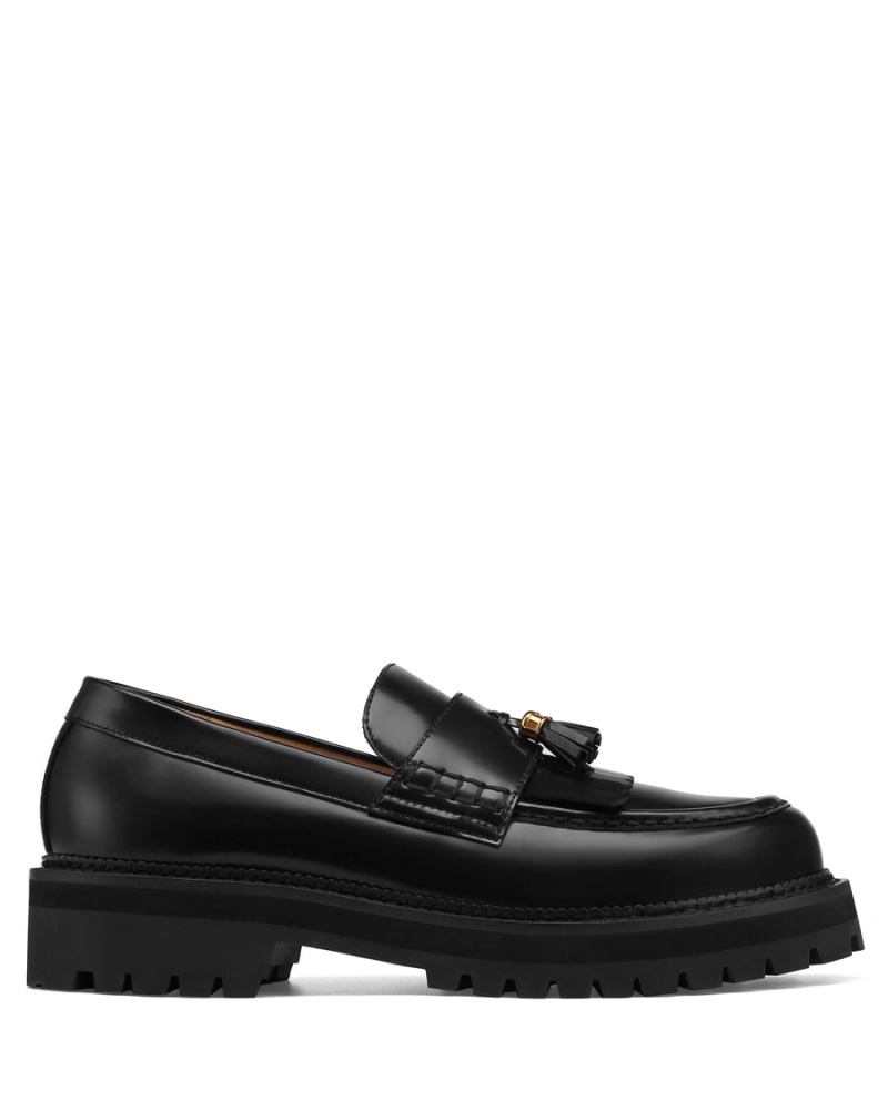 Naked Wolfe Banter Box Nahkaiset Miesten Loafers Mustat | MWH4713TZ