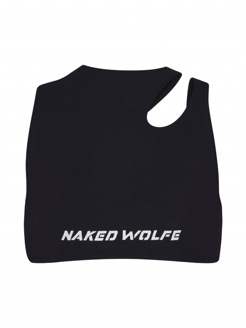 Naked Wolfe Cut Out Naisten Leikatut Topit Mustat | VAM9657SY