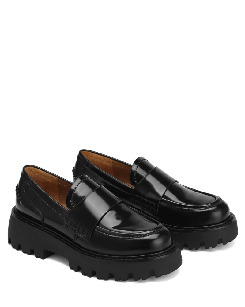 Naked Wolfe Flawless Box Naisten Loafers Mustat | TIP9245GF