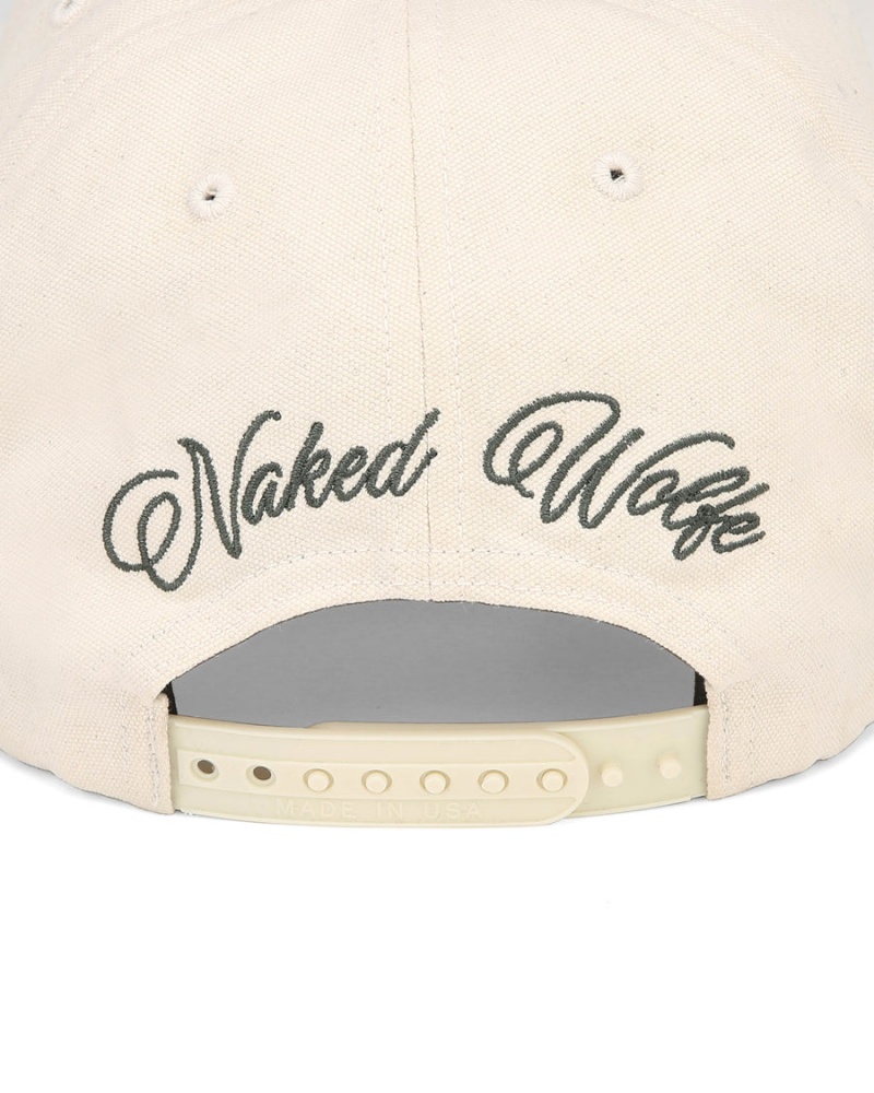 Naked Wolfe Signature Unconstructed Miesten Lippis Beige Valkoinen Vihreä | GQN669IW