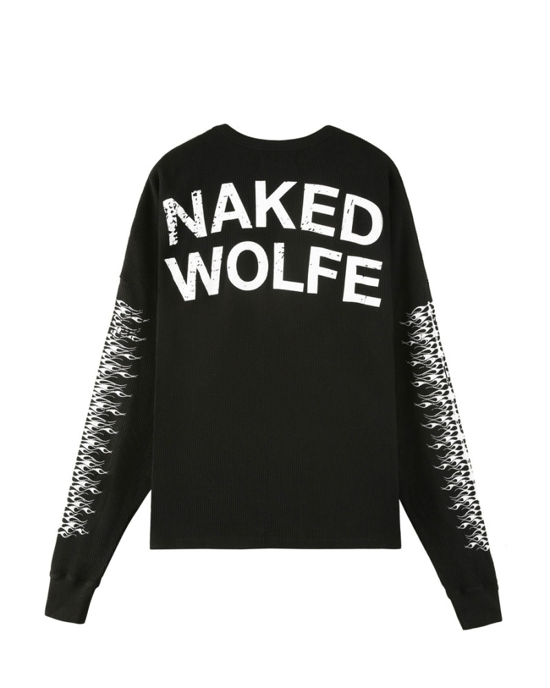 Naked Wolfe Thermal Miesten Puserot Mustat | MDH9243KR