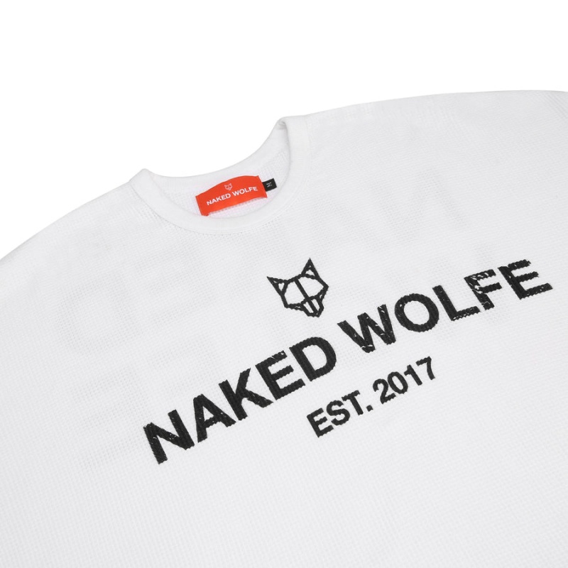 Naked Wolfe Thermal Miesten Puserot Valkoinen | WSZ7348UG