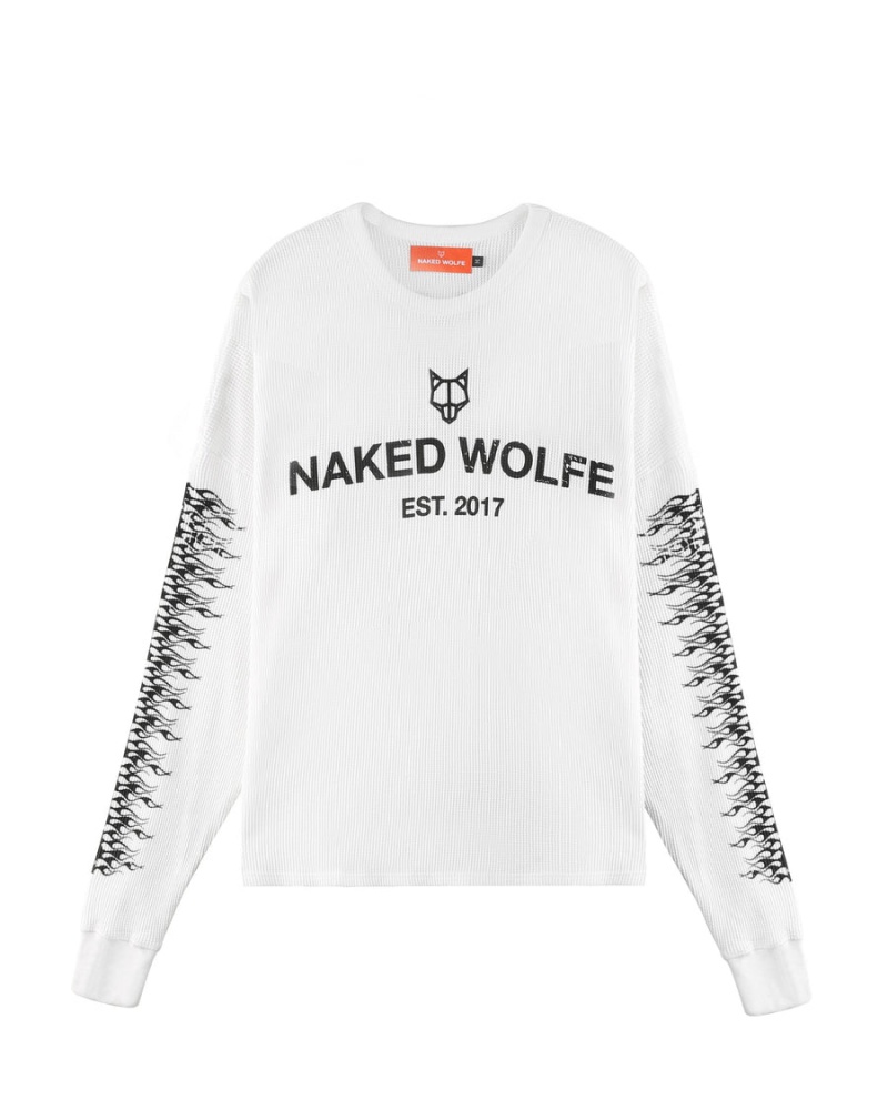 Naked Wolfe Thermal Miesten Puserot Valkoinen | WSZ7348UG